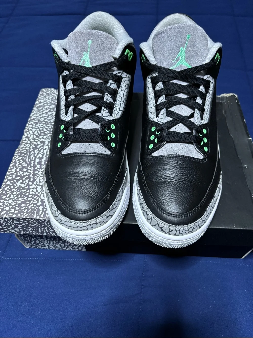 Jordan 3 Retro Green Glow 2024 Size 12